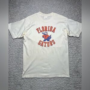 Vintage Florida Gators Shirt Mens Medium 90s Crewneck Tee Single Stitch NCAA
